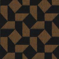 Stoff 4492-25 Rehbraun-Schwarz abstrakt gemustert