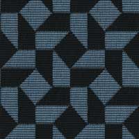 Stoff 4492-60 Taubenblau-Schwarz abstrakt gemustert