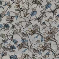 Stoff 8001-45 Muster floral Beige-Grau