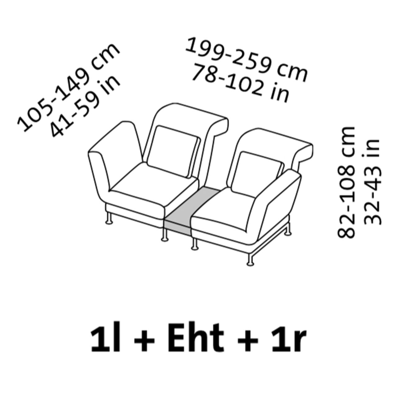 Maße moule-small 73218 + 73290 + 73219