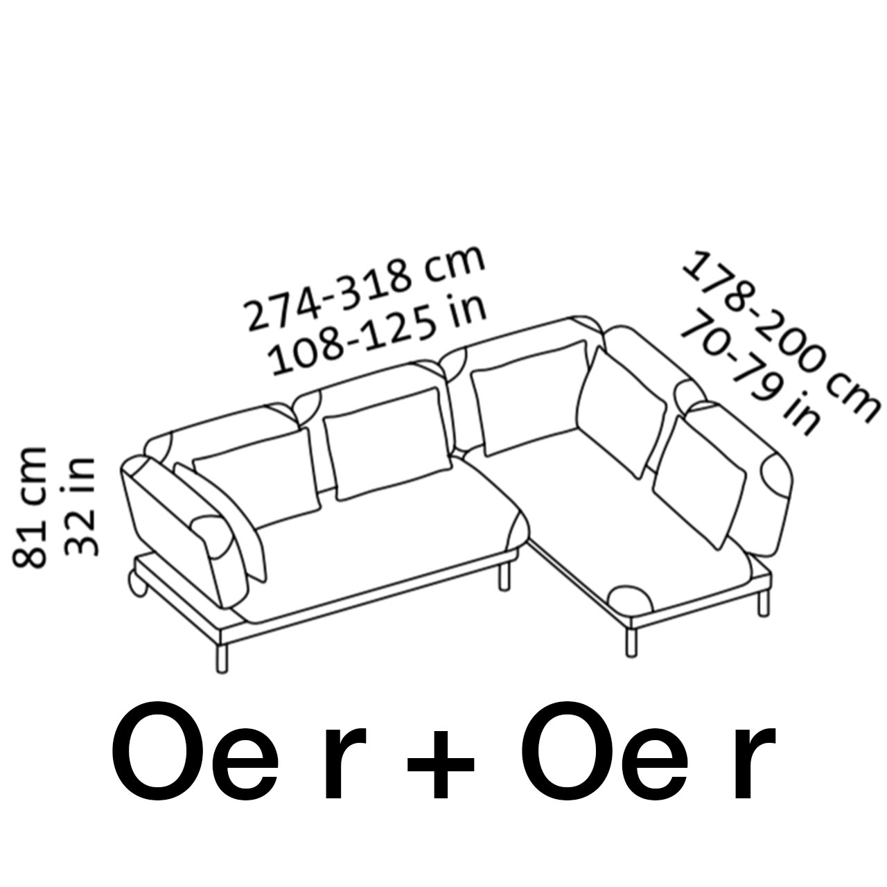 Maßzeichnung brühl tam Sitzgruppe