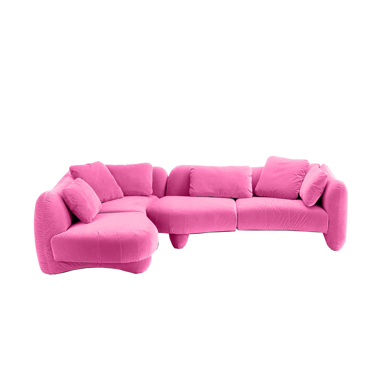 Pinke Garnitur aus zwei Openends.