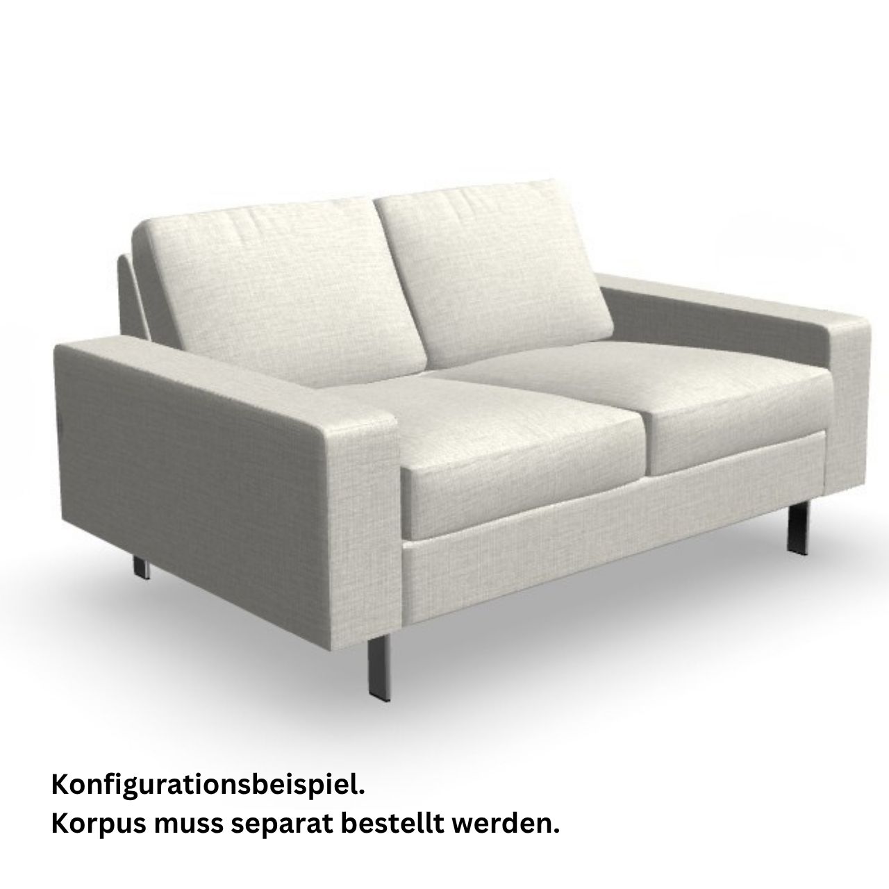 COR Conseta Armlehnen 97 cm Tiefe, 49930 und 49903 niedrig, Breite 16 cm