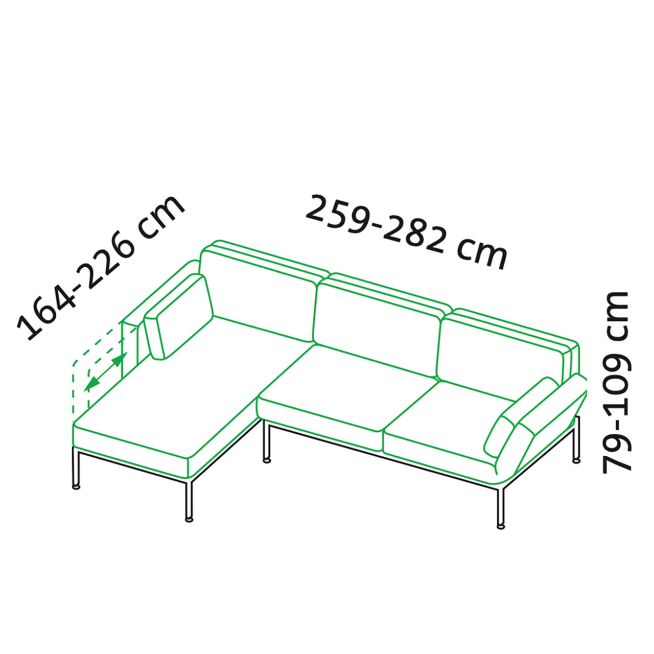 Maßzeichnung roro medium spring 73922-73907