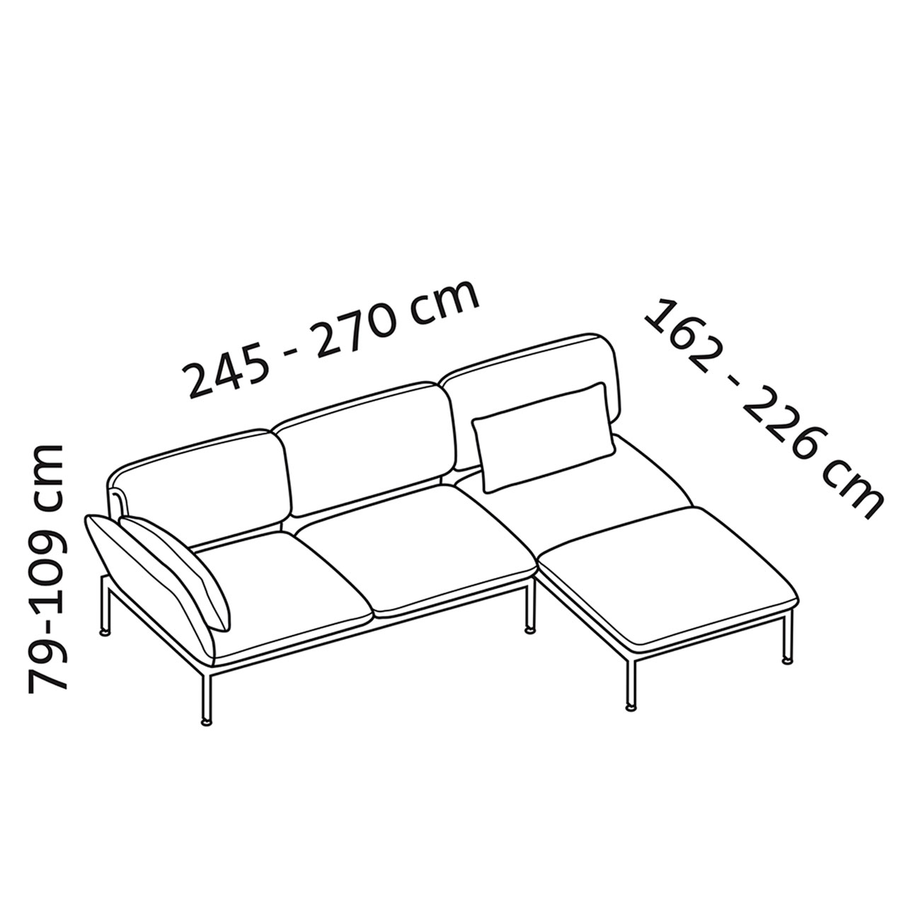 Maßzeichnung roro medium classic 74106-74120