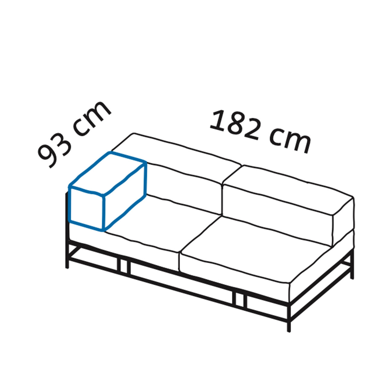 Maßzeichnung brühl easy pieces Openend