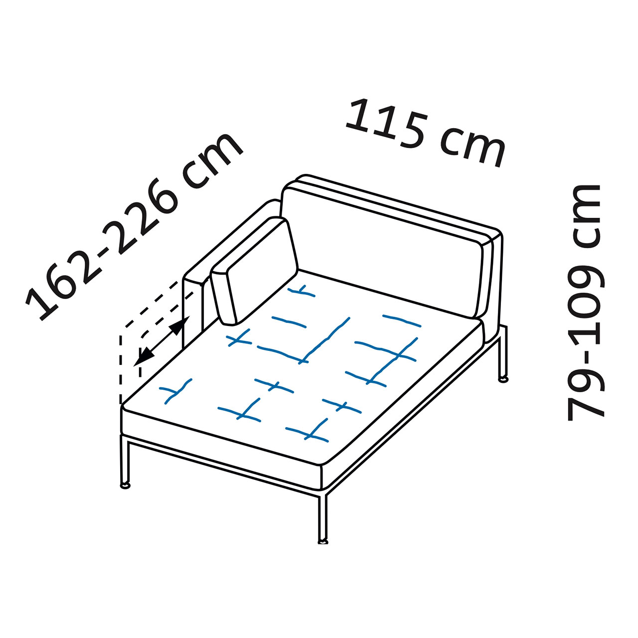Maßzeichnung roro small soft 77024