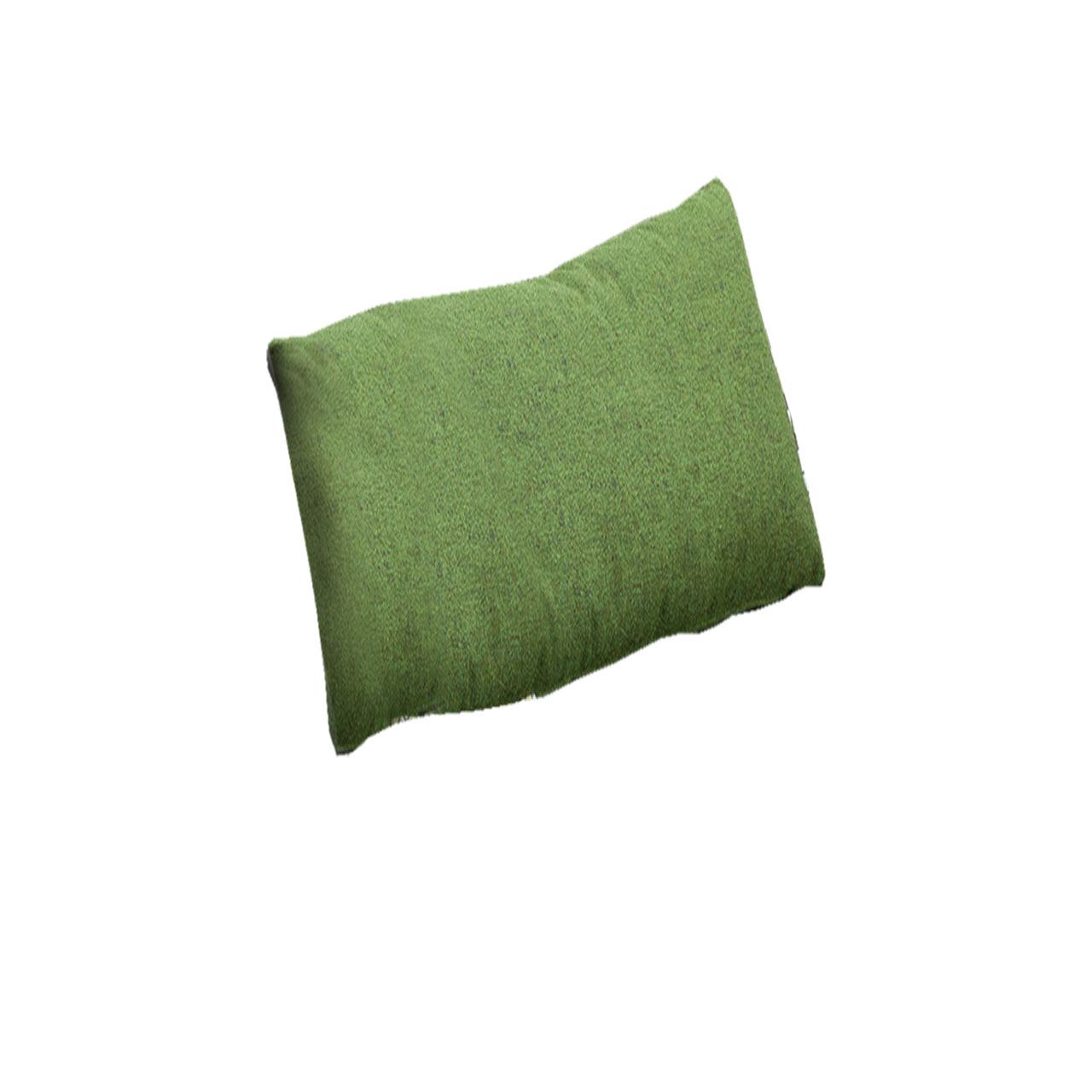 Grünes Spitzkissen.