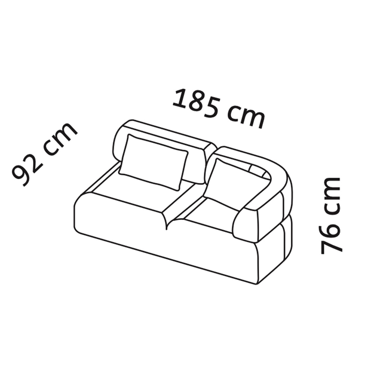 Maßzeichnung für das all together Openend 73620.