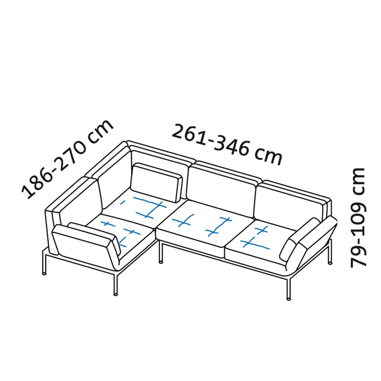 Maßzeichnung roro medium soft 74026-74007