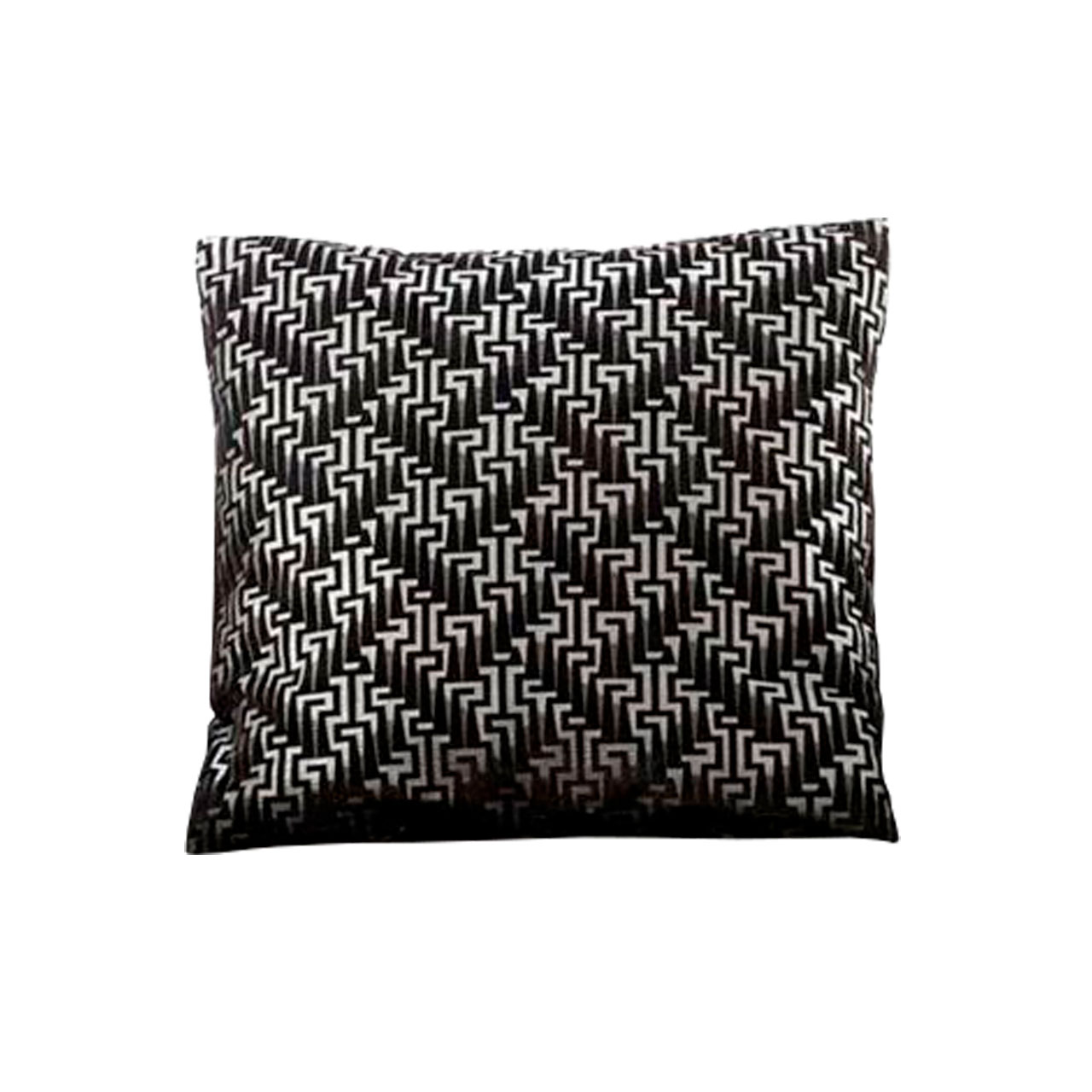 Dekokissen schwarz-weiß gemustert