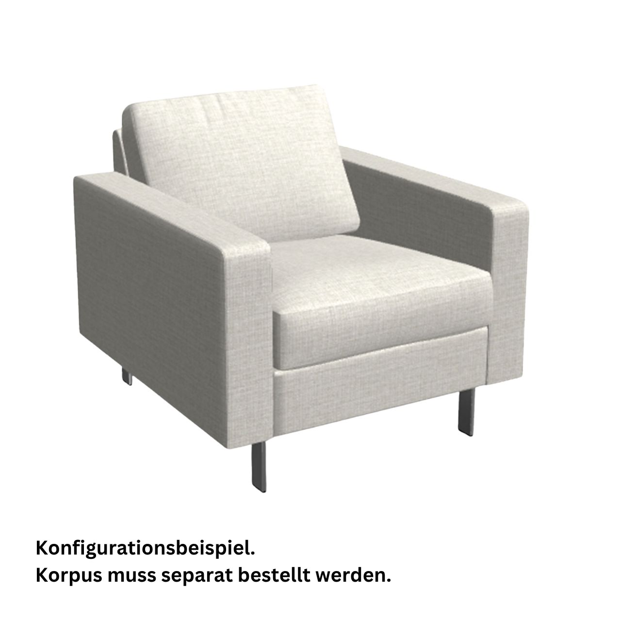 COR Conseta Armlehne 44010 niedrig, Breite 12 cm