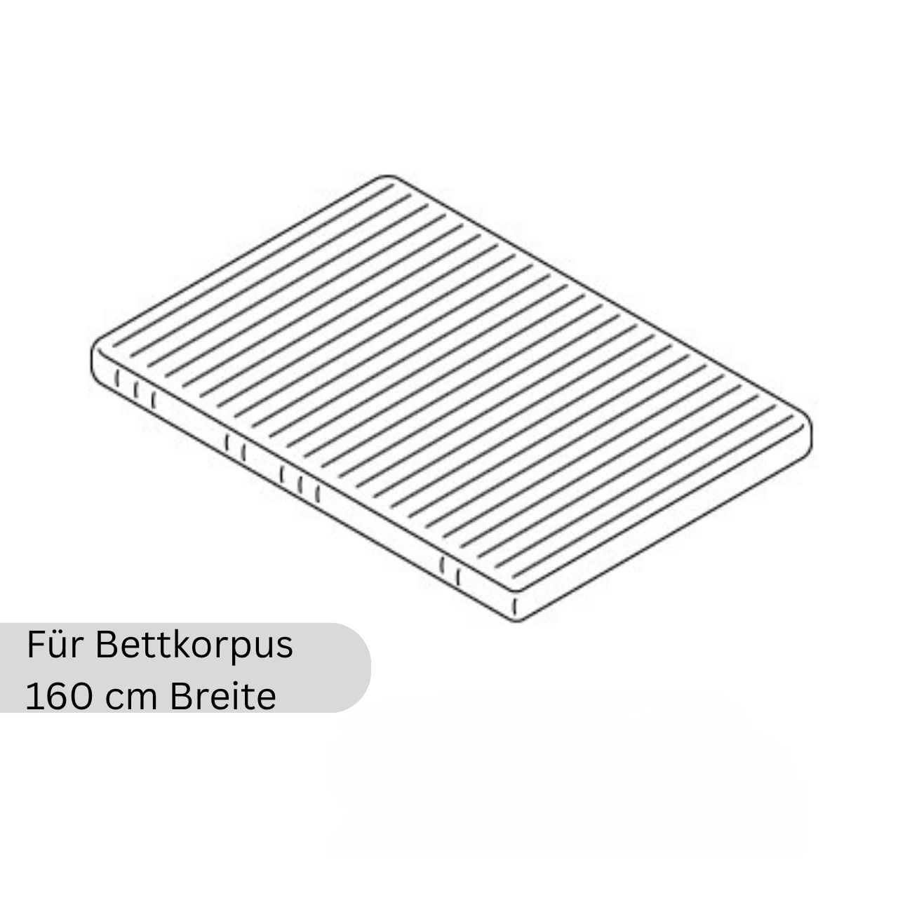 COR Conseta Skizze: Matratzenauflage 6260