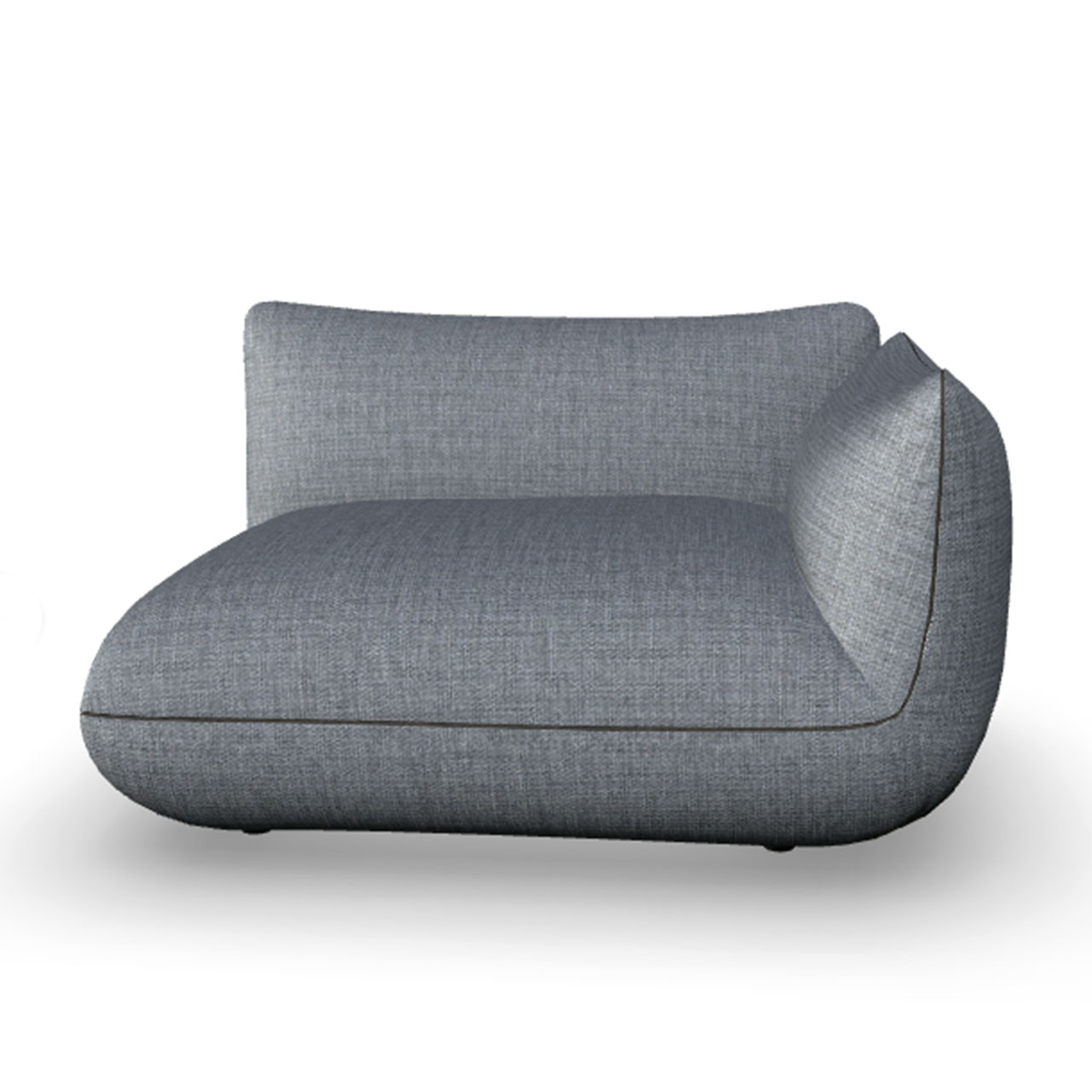 Mittelgroßes Element mit Armlehne rechts