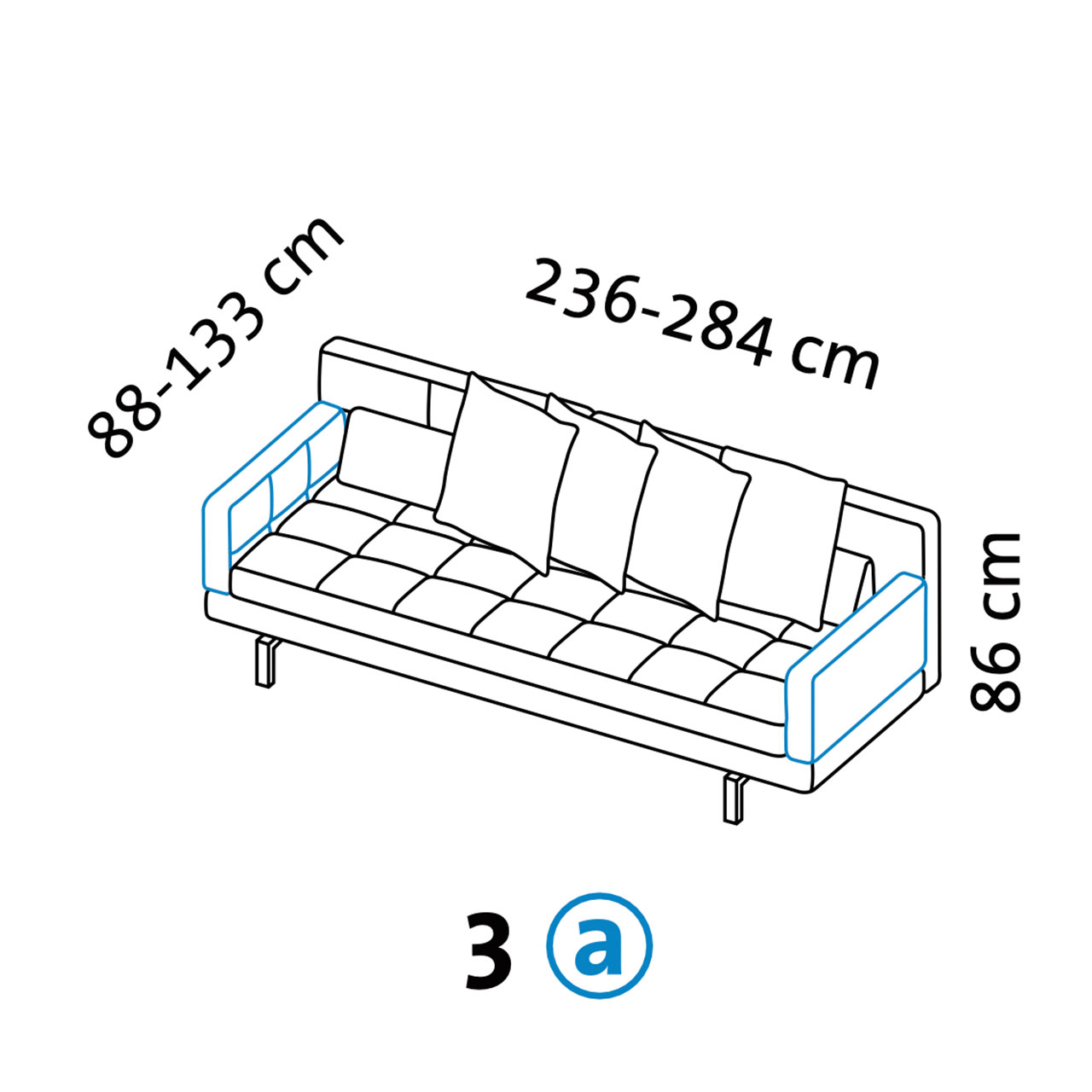 Maßzeichnung brühl amber 67711 Armlehne a