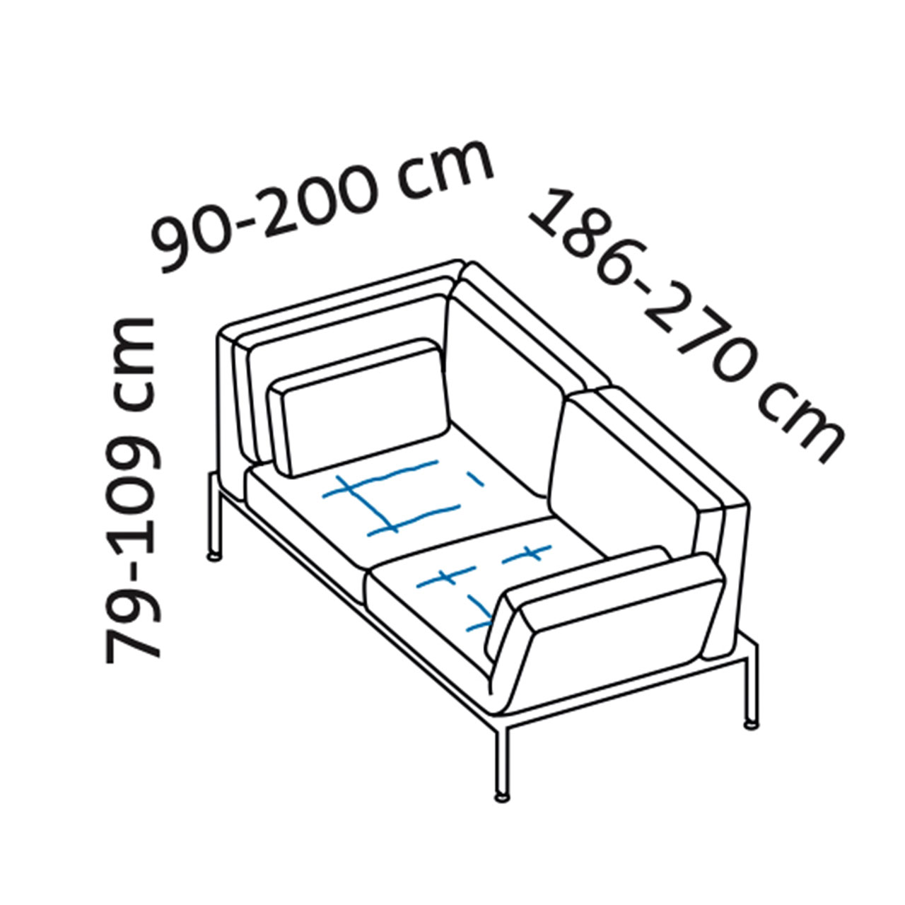 Maßzeichnung roro medium soft 74027