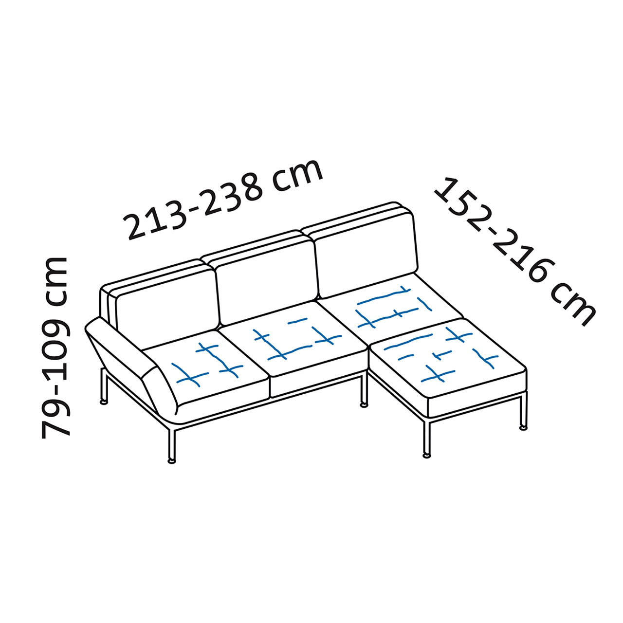 Maßzeichnung roro small soft 77006-77020