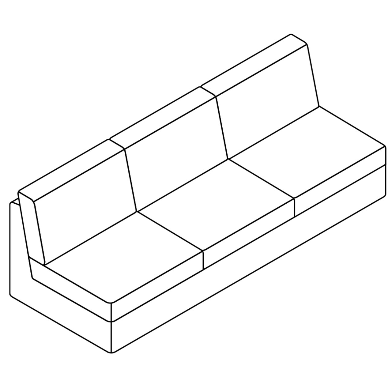 COR Conseta: Skizze Sofa-Korpus 40380