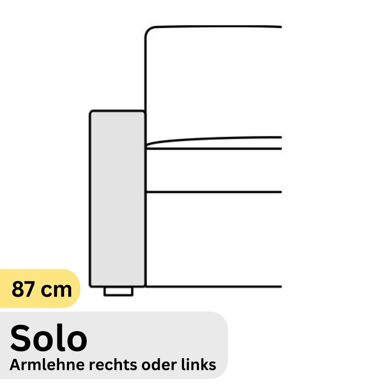 COR Conseta: Skizze Armlehne 64090