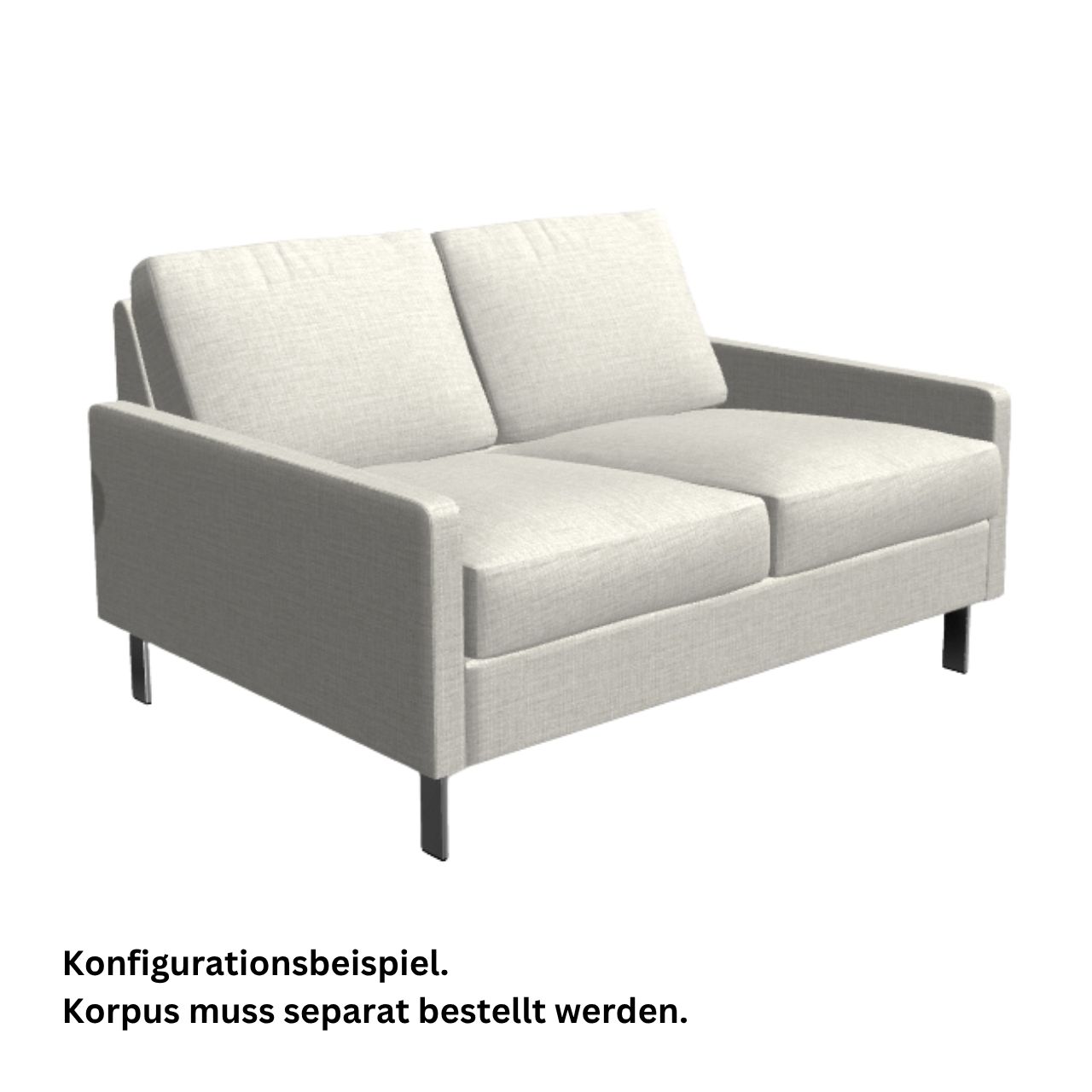 COR Conseta Armlehnen 97 cm Tiefe, 44990 und 44909 niedrig, Breite 6 cm