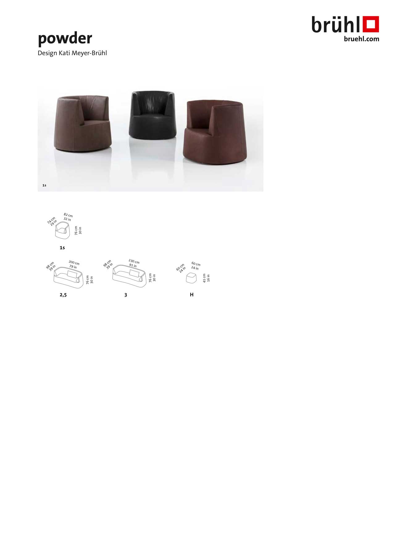 Maßblatt brühl powder