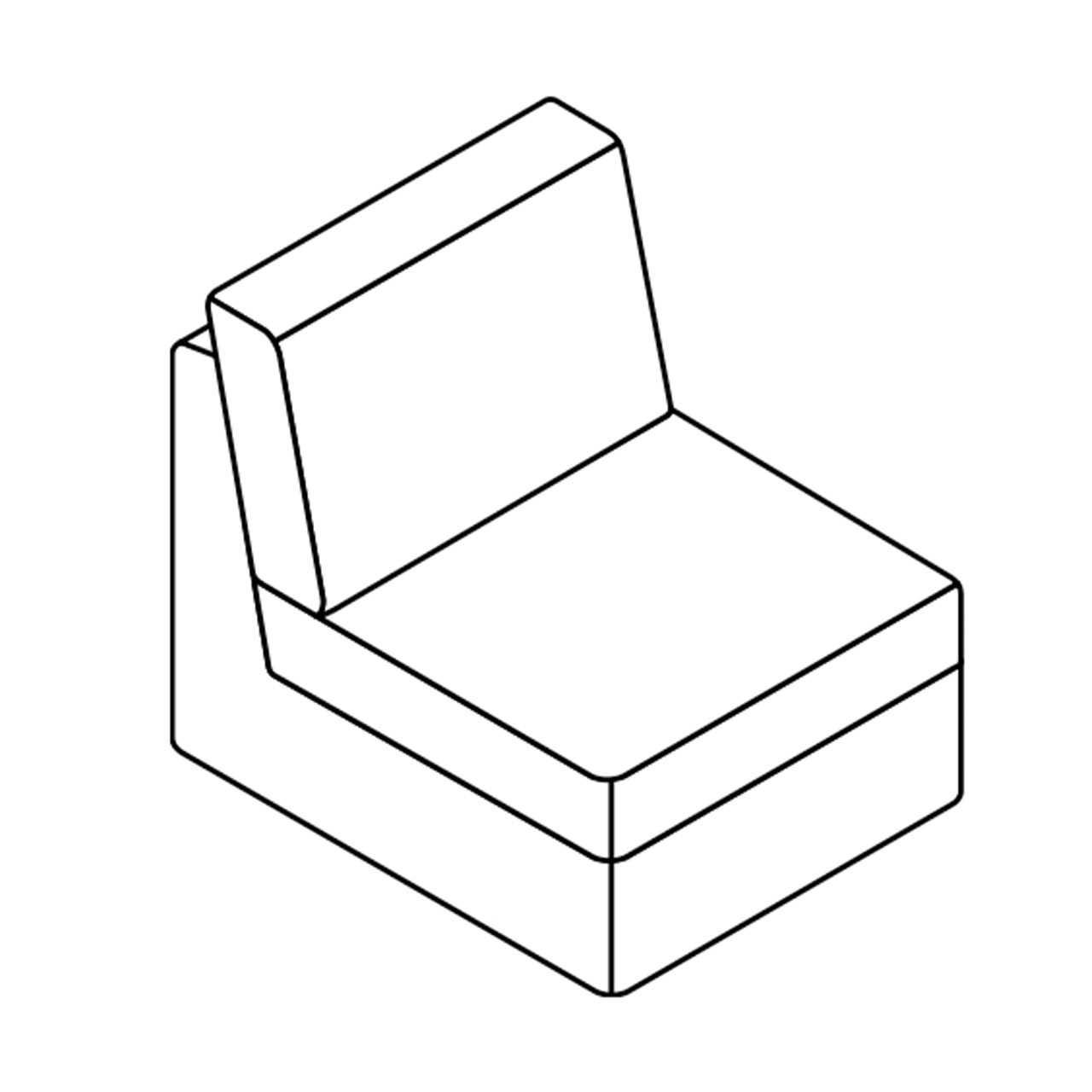 COR Conseta: Skizze Sessel-Korpus 40170
