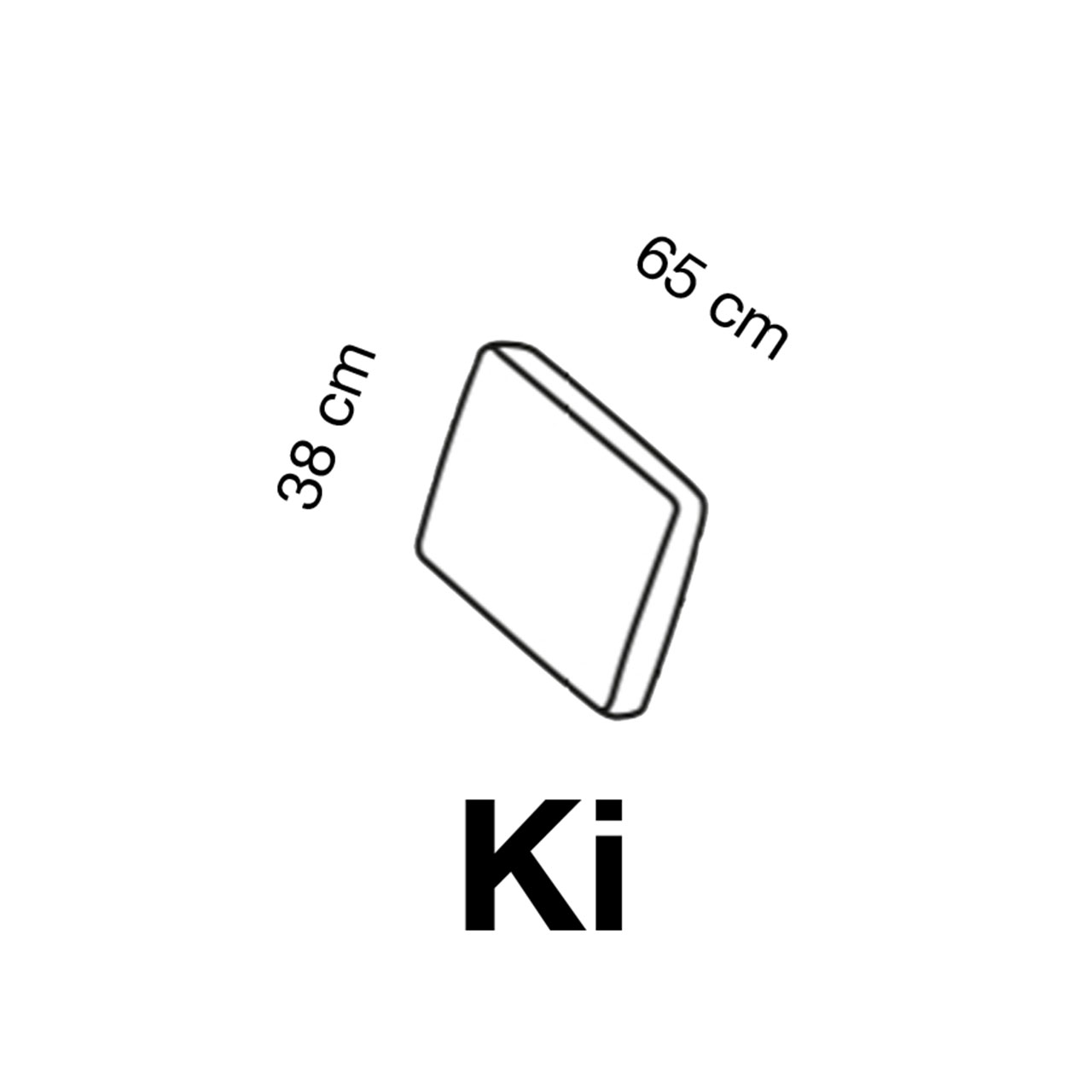 Maßzeichnung brühl moule medium Bodenkissen