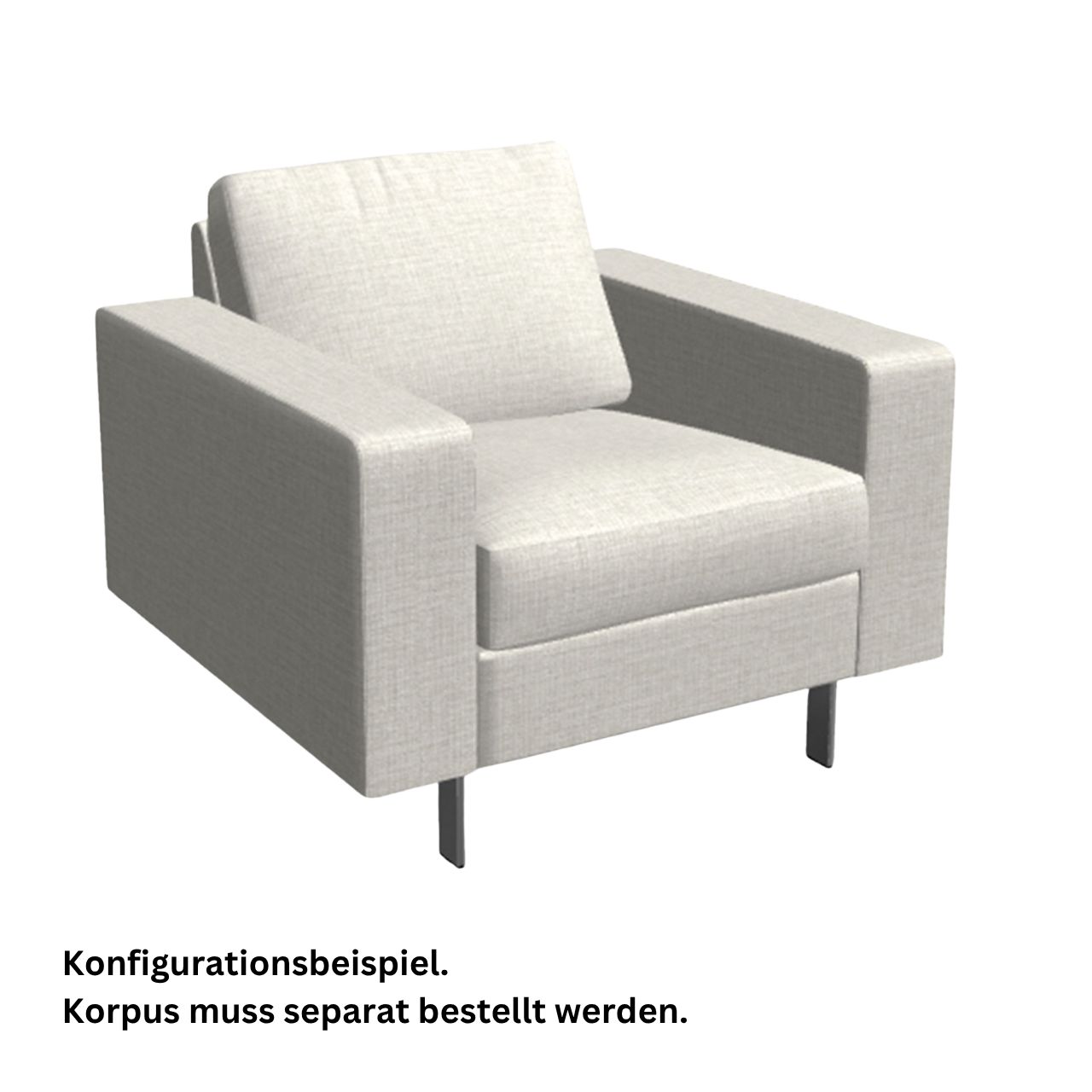 COR Conseta Armlehne 49040 hoch, Breite 16 cm