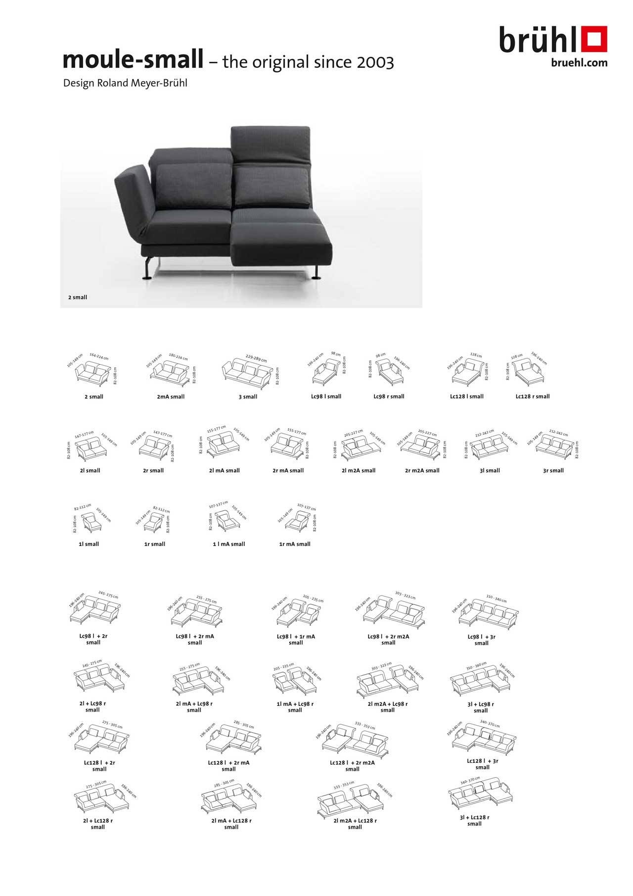 Maßblatt brühl moule small