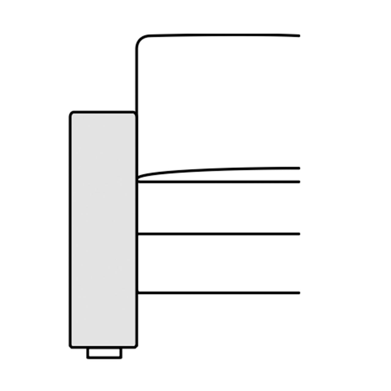 COR Conseta: Skizze Armlehne 40070