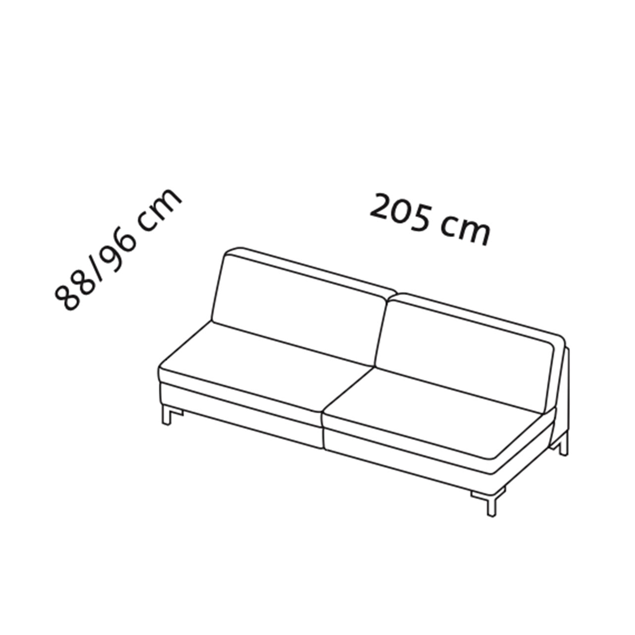 Maßzeichnung alba system Zwischenelement Ze4