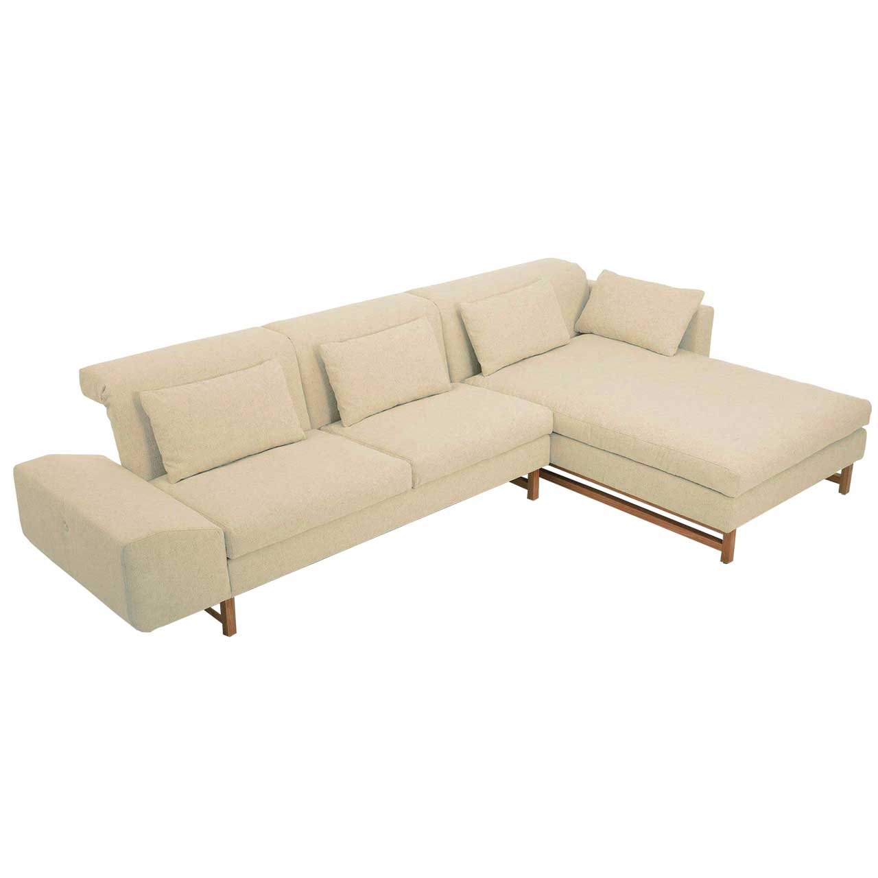 brühl embrace Garnitur aus Anstellsofa und Longchair.