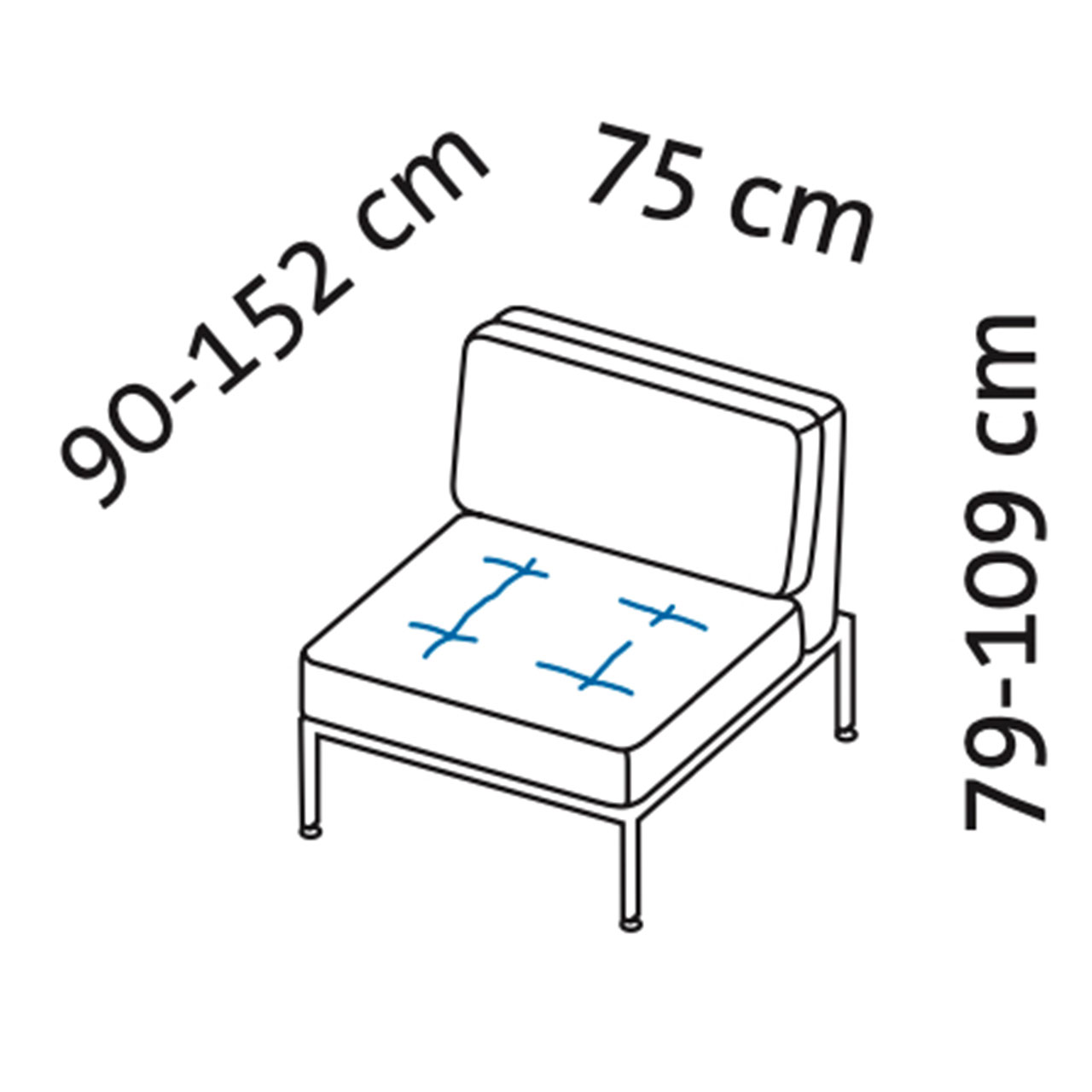 Maßzeichnung roro medium soft 74017