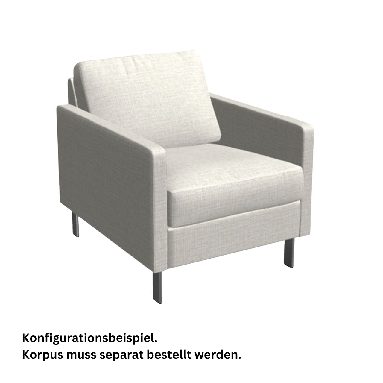 COR Conseta Armlehne 44050 hoch, Breite 6 cm