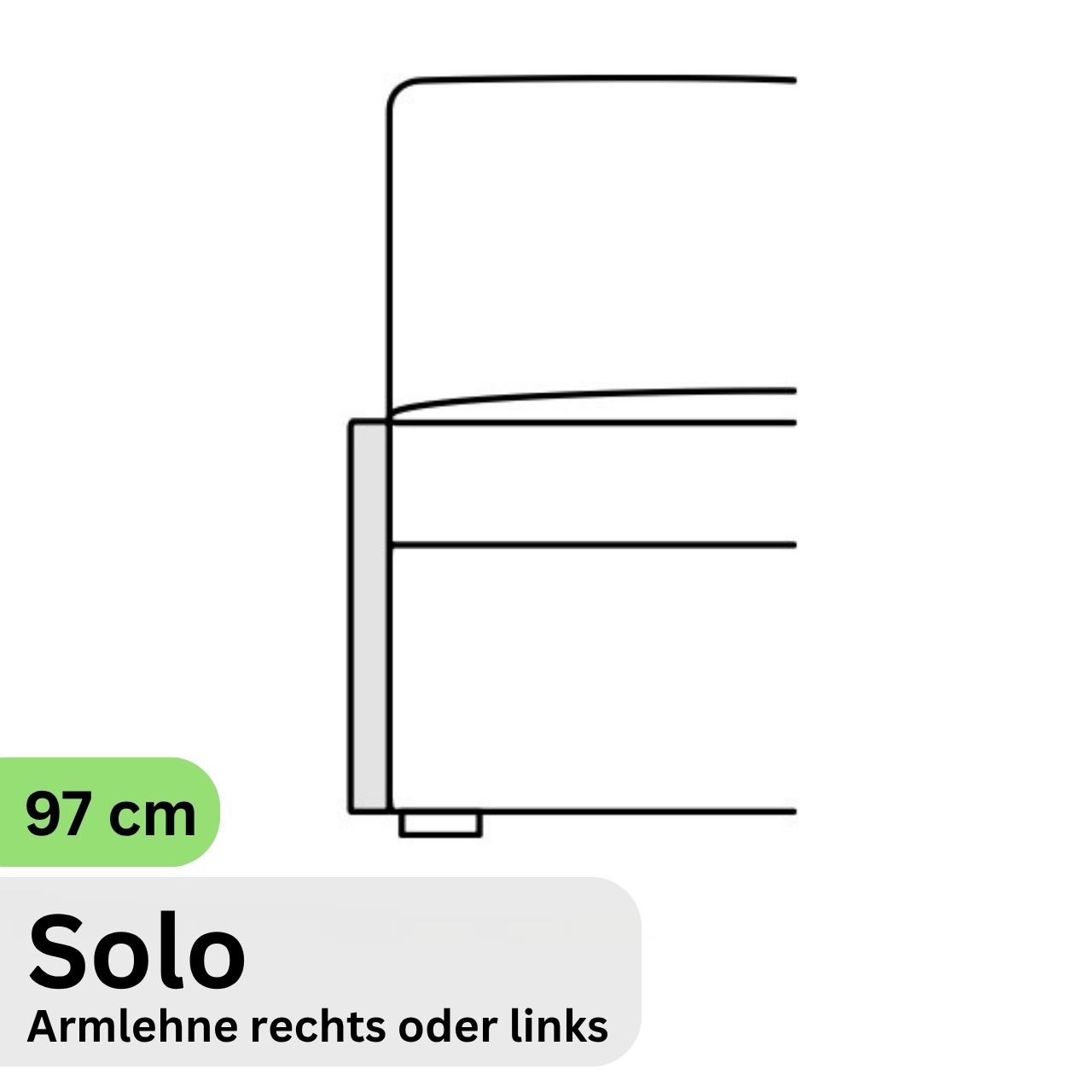 COR Conseta: Skizze Armlehne 69910