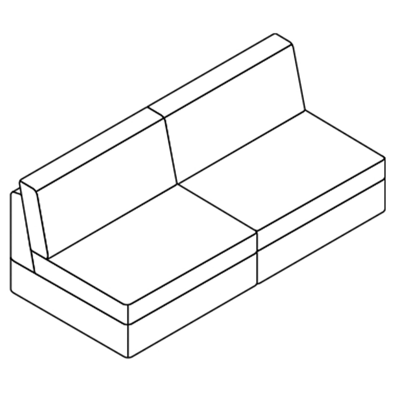 COR Conseta: Skizze Sofa-Korpus 40219