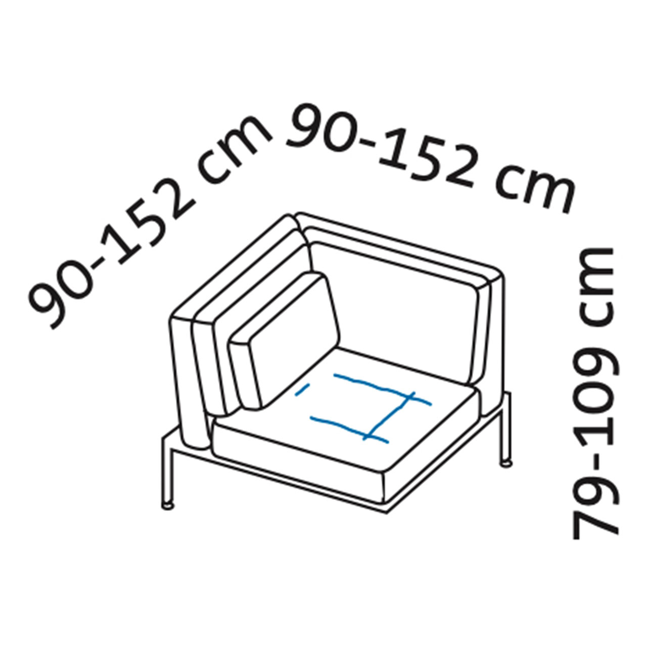 Maßzeichnung roro medium soft 74030