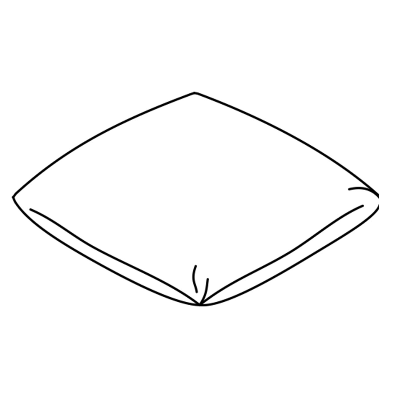 Skizze des Farmer-Sitzkissens