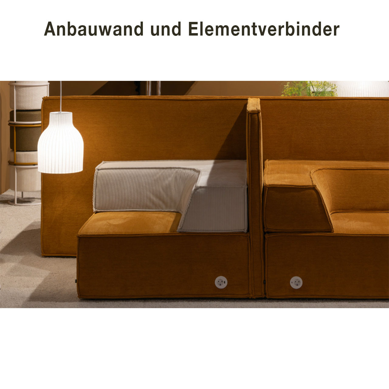 Milieuaufnahme einer Trio-Kombination mit Anbauwand