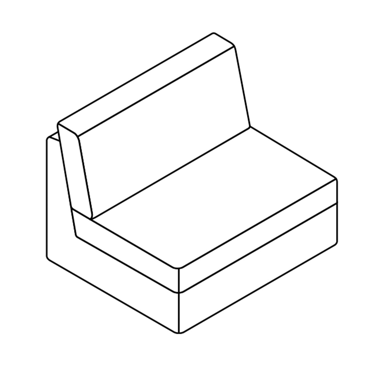 COR Conseta: Skizze Sessel-Korpus 40105