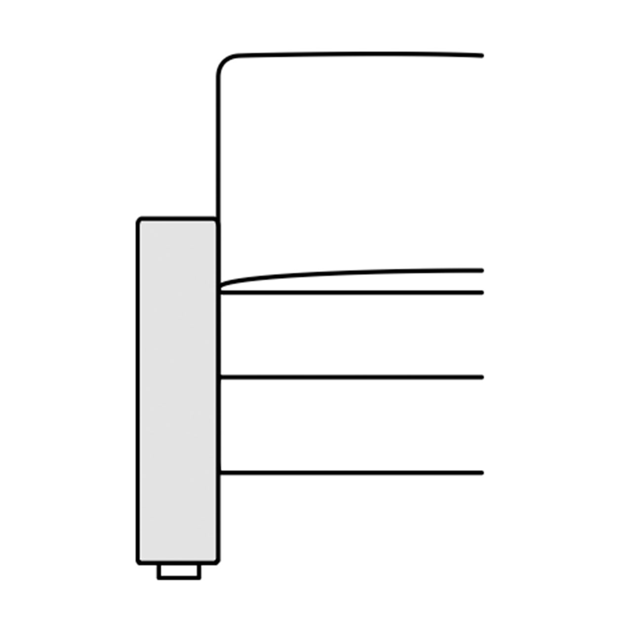 COR Conseta: Skizze Armlehne 40030