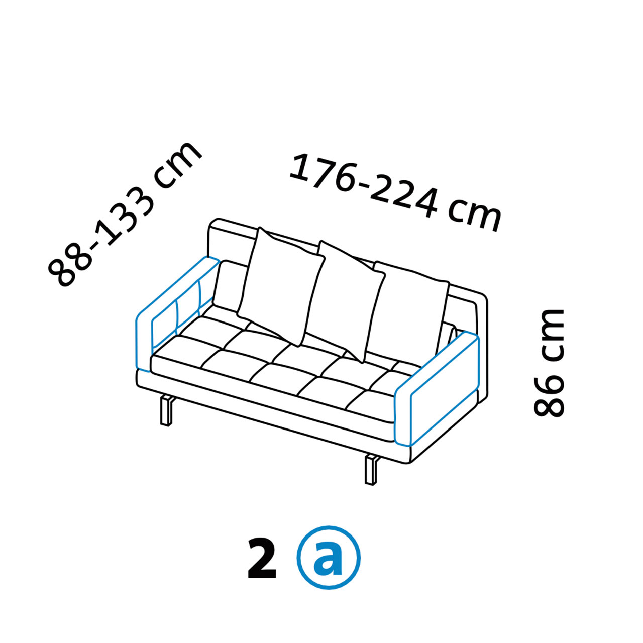 Maßzeichnung brühl amber 67705 Armlehne a