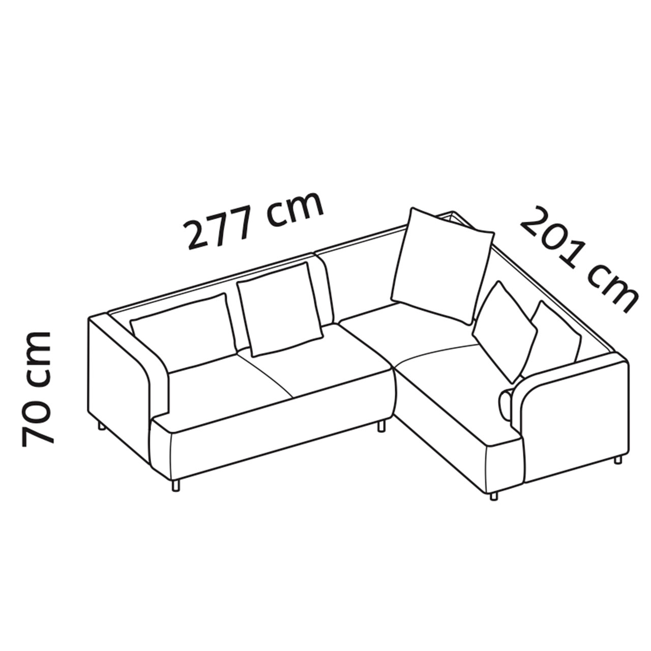 Maßzeichnung brühl aoyama Garnitur