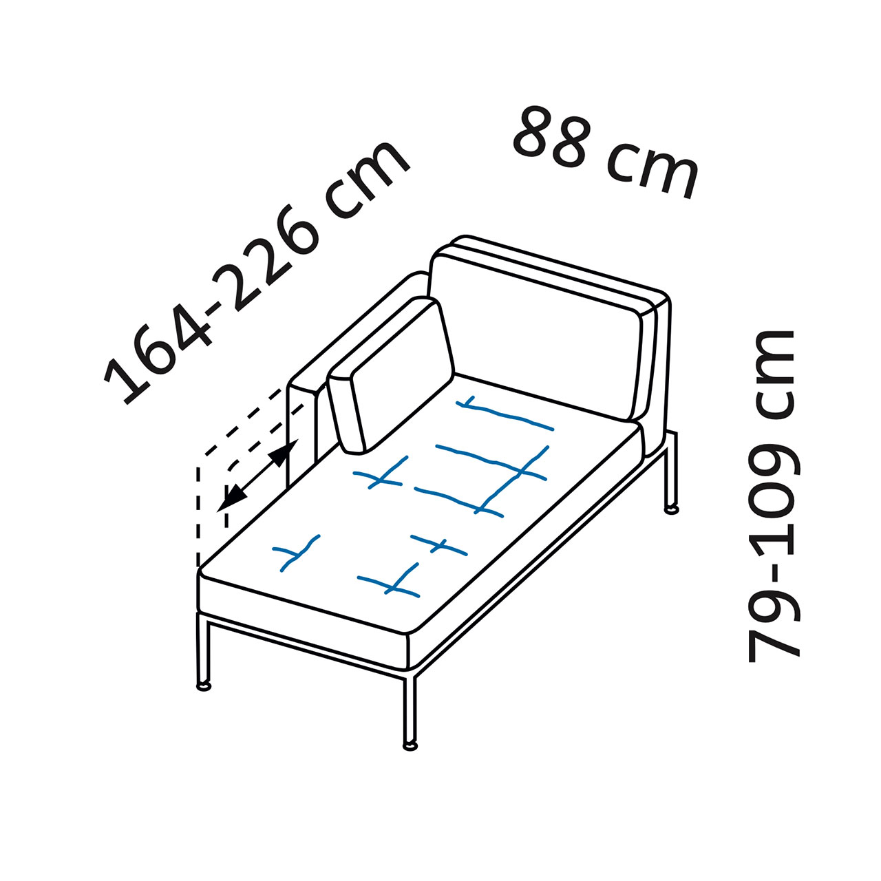 Maßzeichnung roro small soft 77022