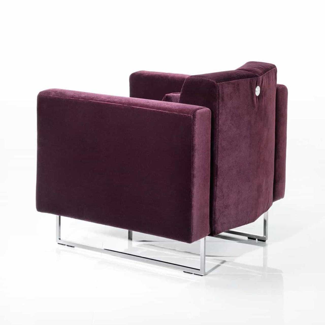 Rückansicht: brühl embrace Sessel mit niedriger Rückenlehne