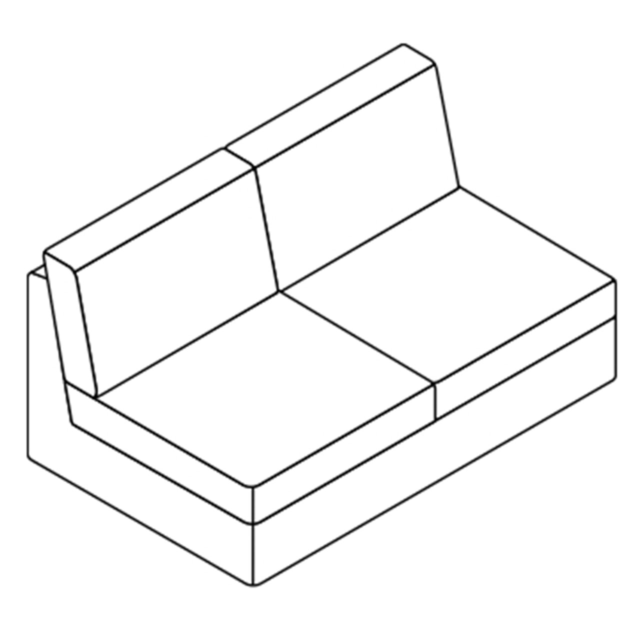 COR Conseta: Skizze Sofa-Korpus 40289