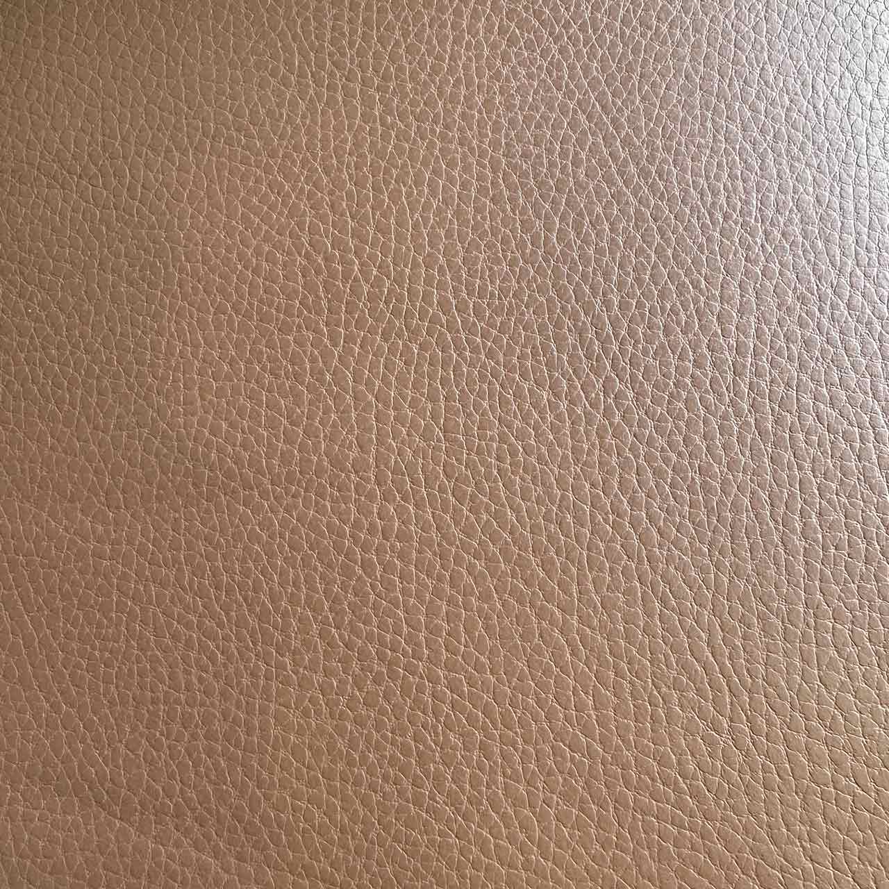 Closeup des hellbraunen Leders