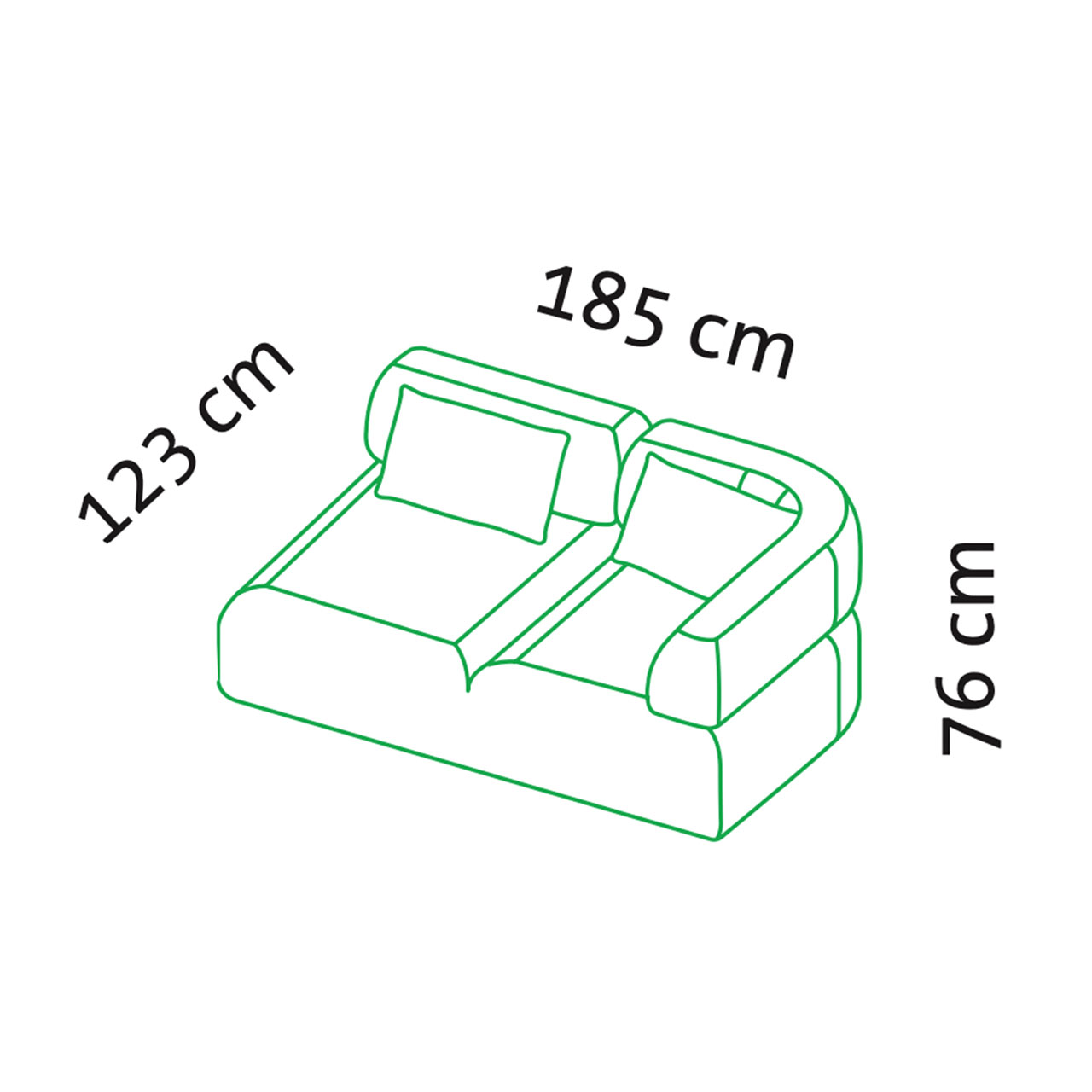 Maßzeichnung für das all together Openend 73624.