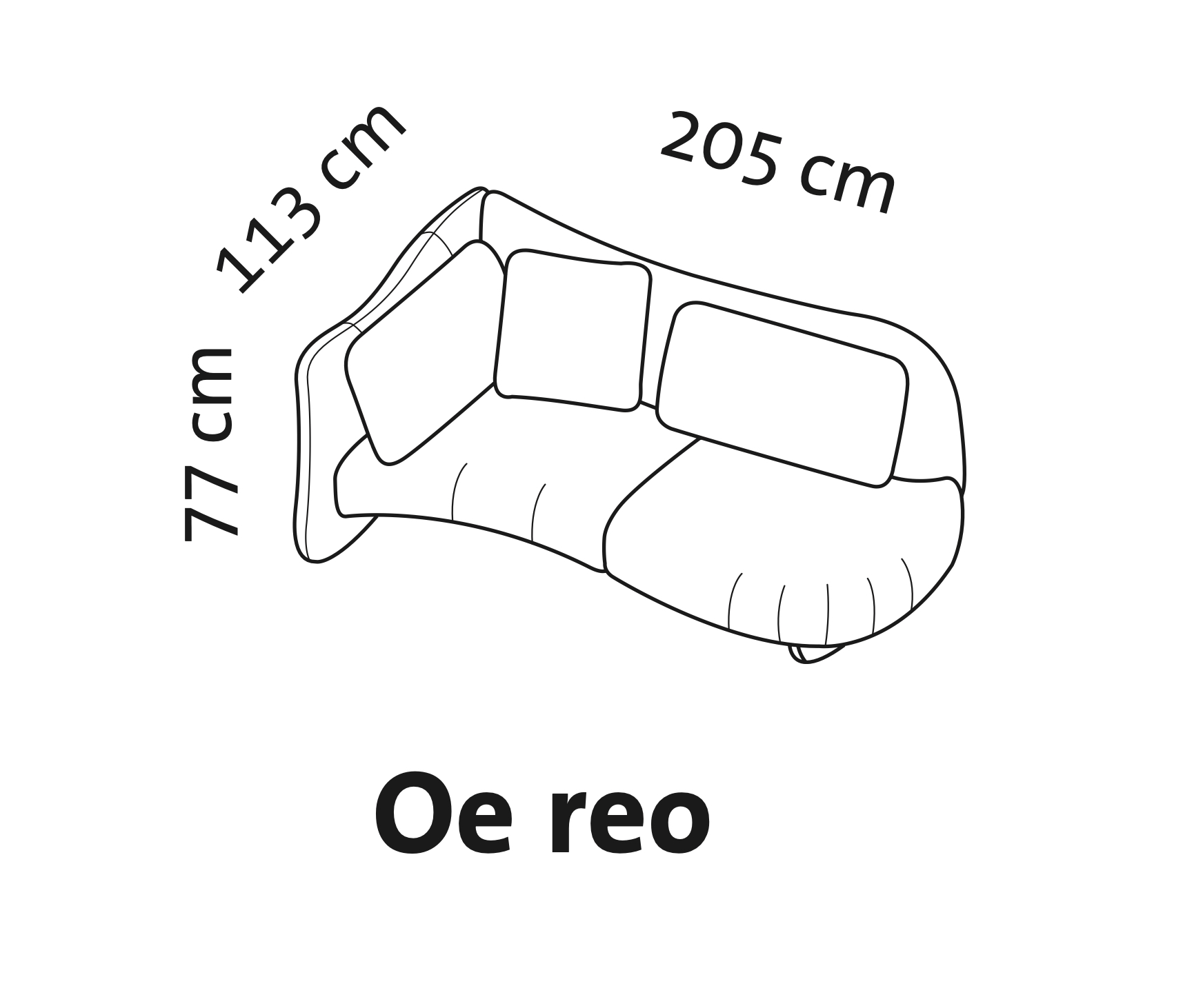 Maßzeichnung brühl bongo bay lounge Openend