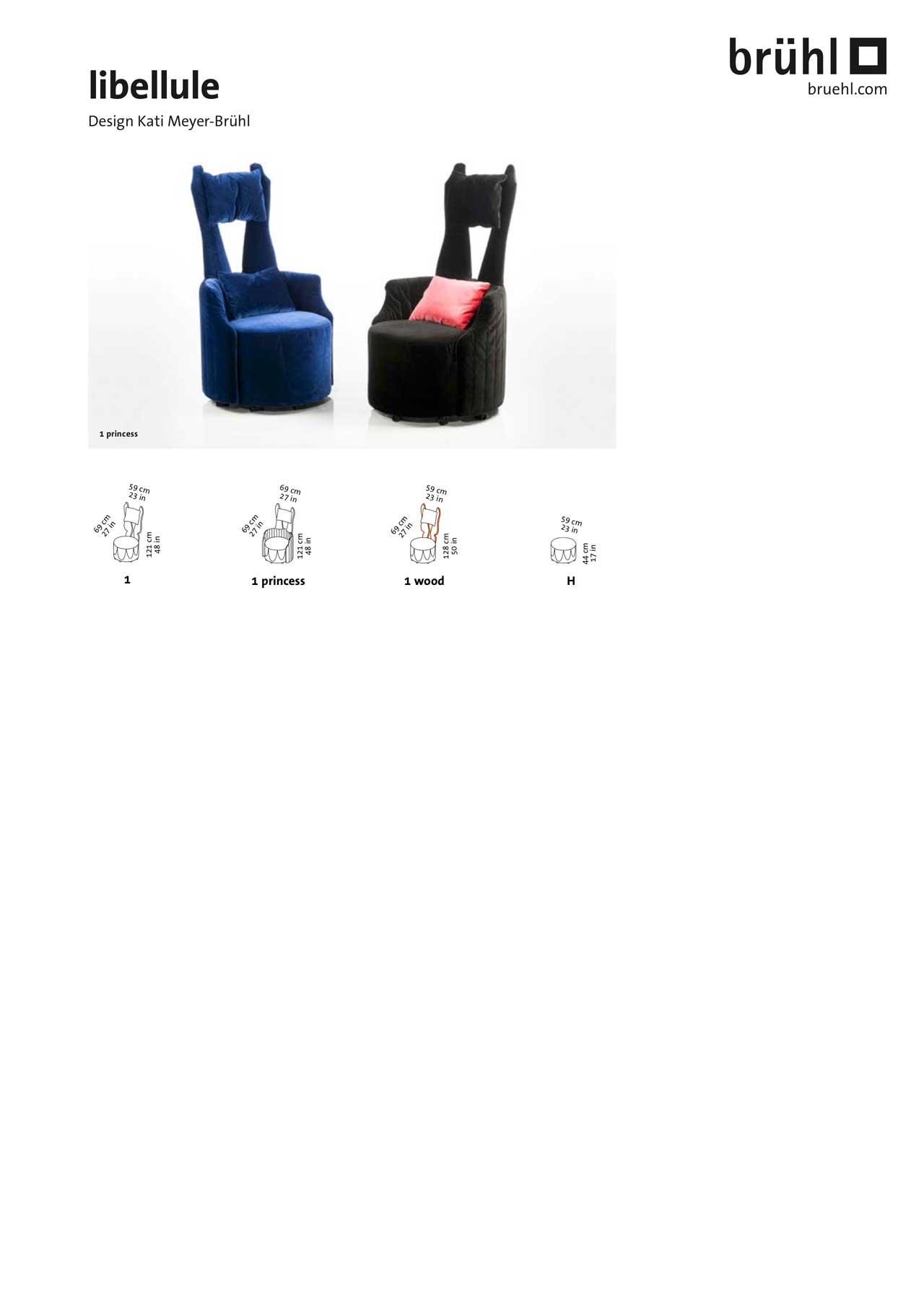 Maßblatt brühl libellule